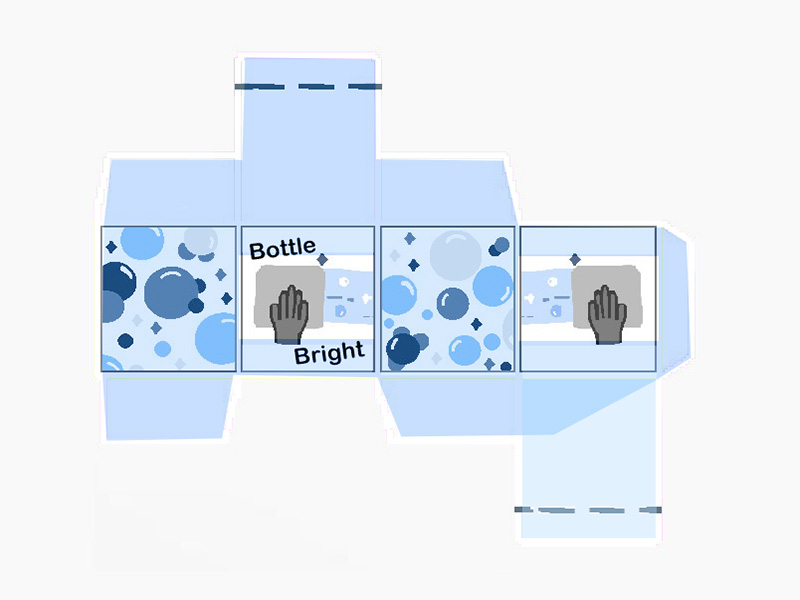 Bottle Bright Box Template